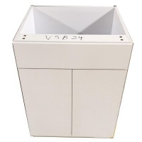 White Color Smooth Finishing Frameless Cabinet with very competitive price